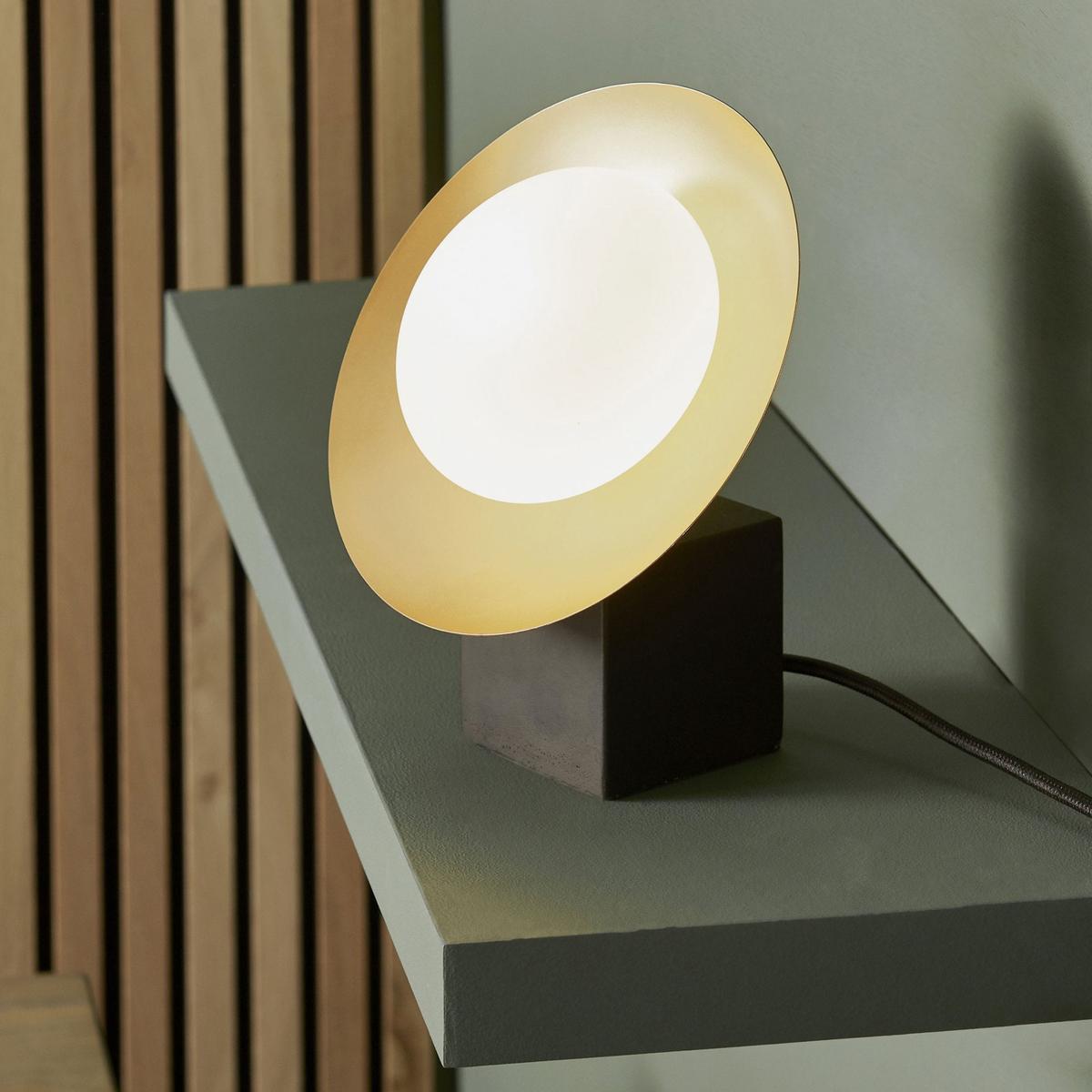 Alderney Table Lamp in Gold & Dark Bronze