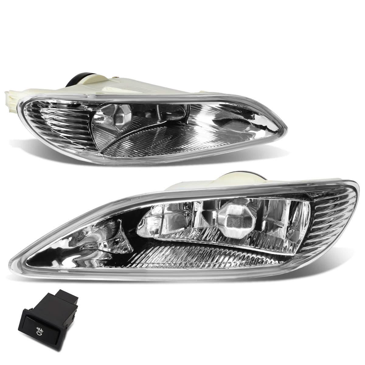 02-08 Toyota Camry Solara Corolla Fog Lights w/ Switch Clear