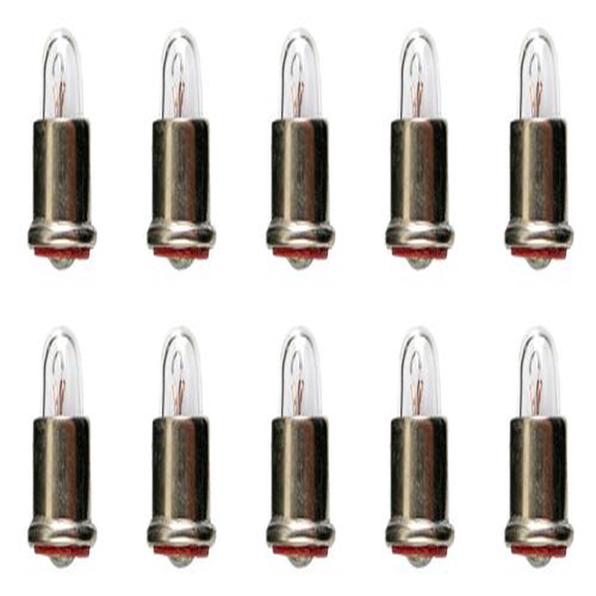 CEC Industries T-1.75 Bulbs, 10V 0.4W, SX6s Base, Box of 10