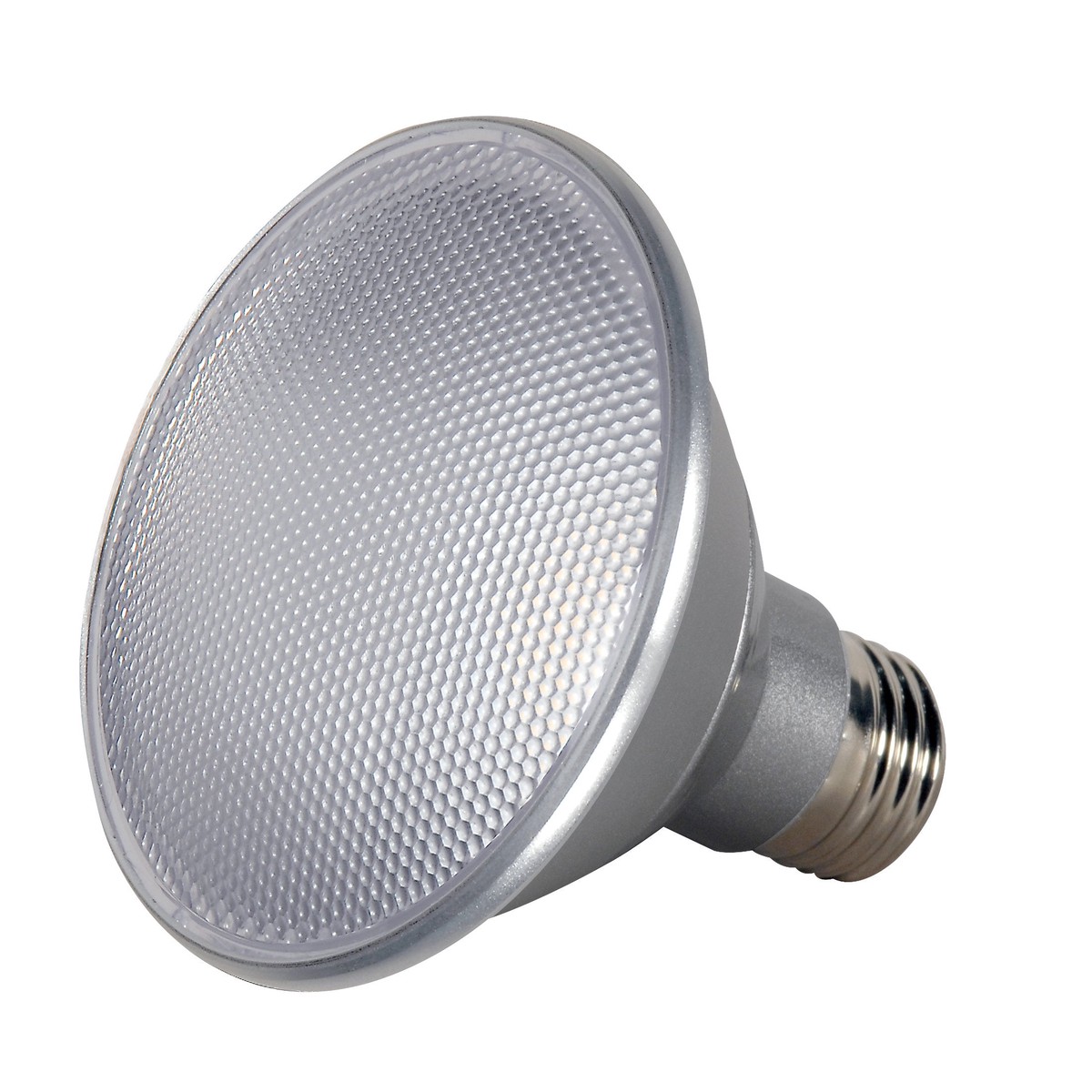 (6-Pack) Satco S9414 13PAR30/SN/LED/25/5000K/120V/D 13W PAR30 Indoor/Outdoor Short Neck Dimmable LED 25 Flood lamp (5000K)