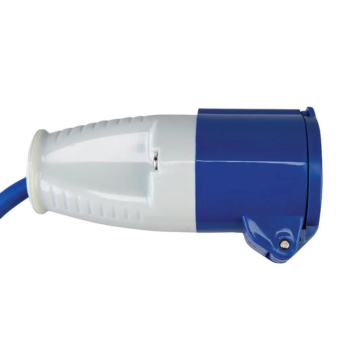 Defender 230V Fly Lead Converter 13A Plug to 16A Socket Caravan Generator