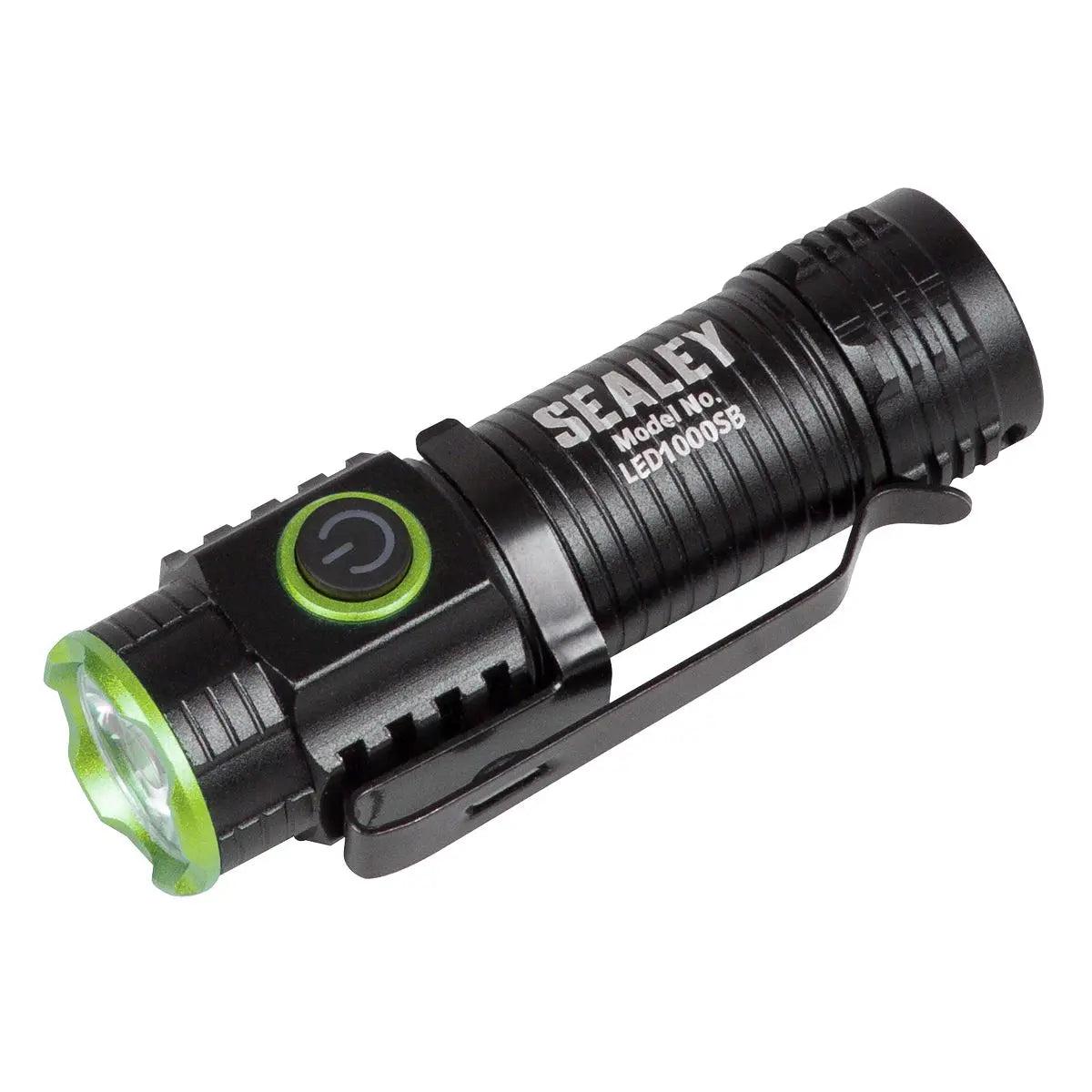 Sealey Super Beam 1000lm Rechargeable SMD LED 10W Pocket Light